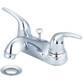 Olympia Faucets Two Handle Bathroom Faucet, NPSM, Centerset, Polished Chrome, Flow Rate (GPM): 1.2 L-7270